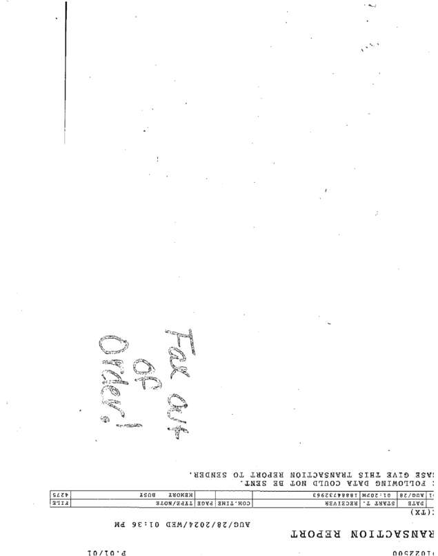 Fax page