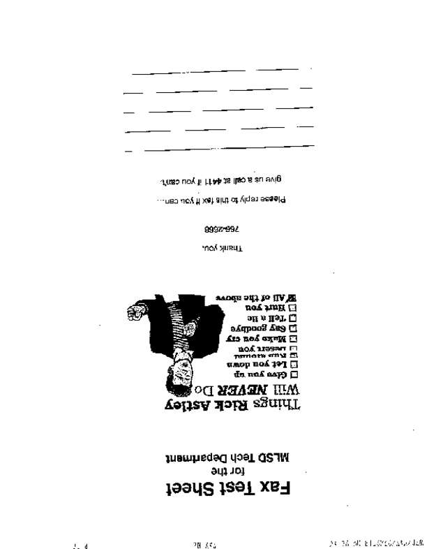 Fax page