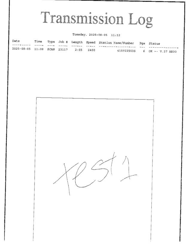 fax page