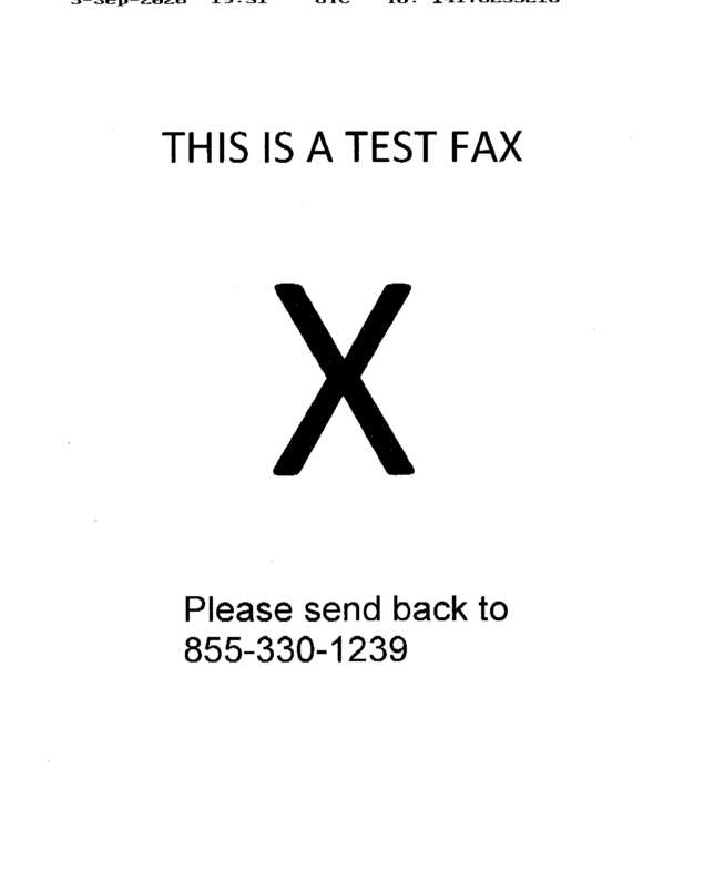 fax page