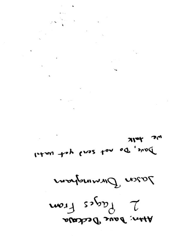 Fax page