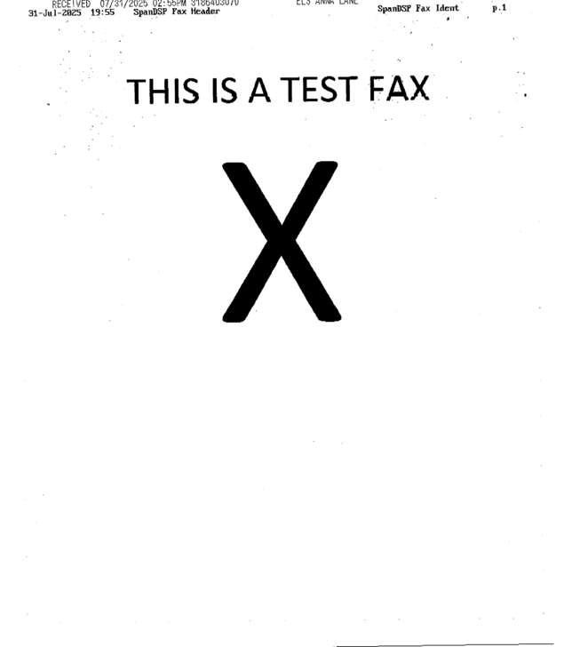 fax page