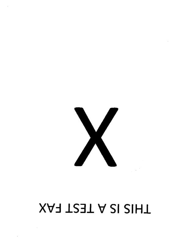 Fax page