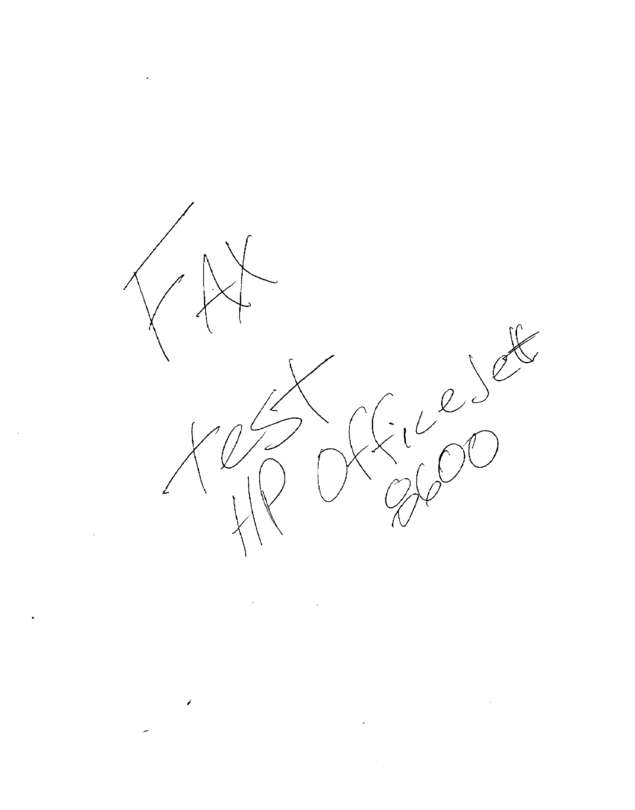 Fax page
