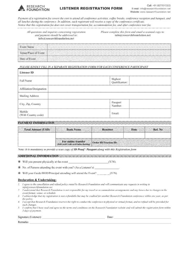Fax page