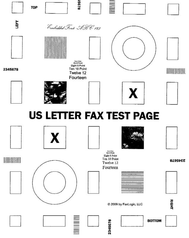 Fax page