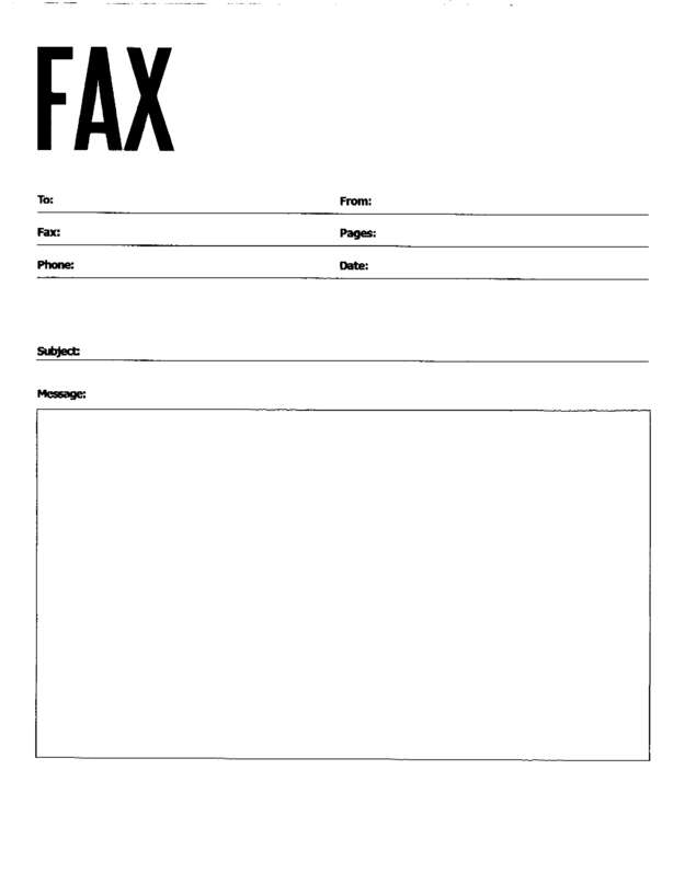 fax page