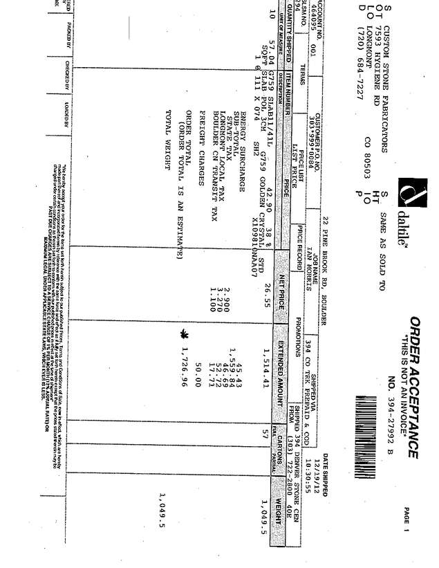 Fax page