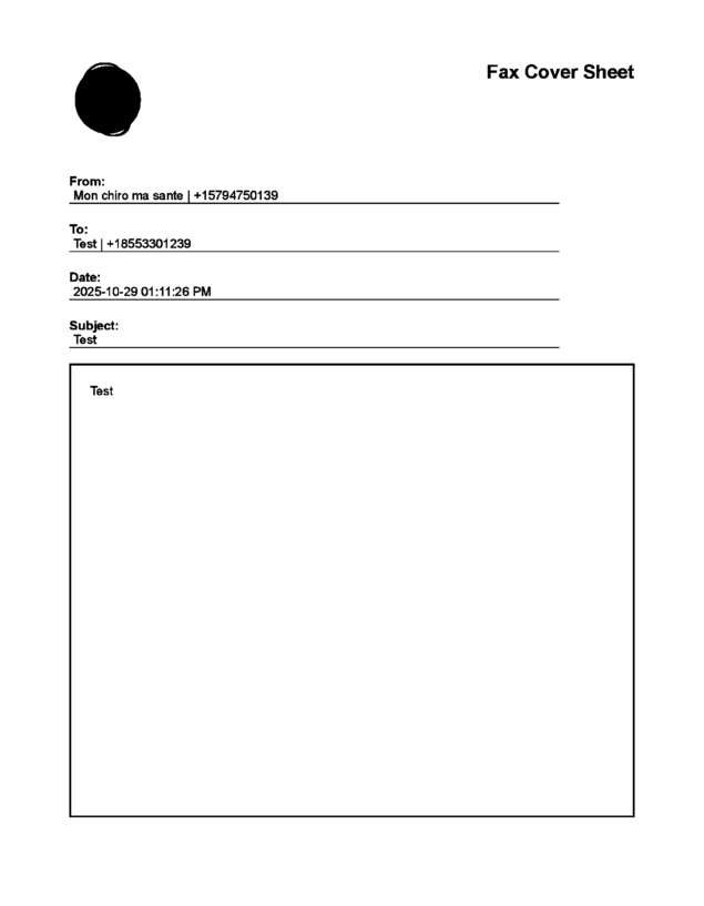fax page