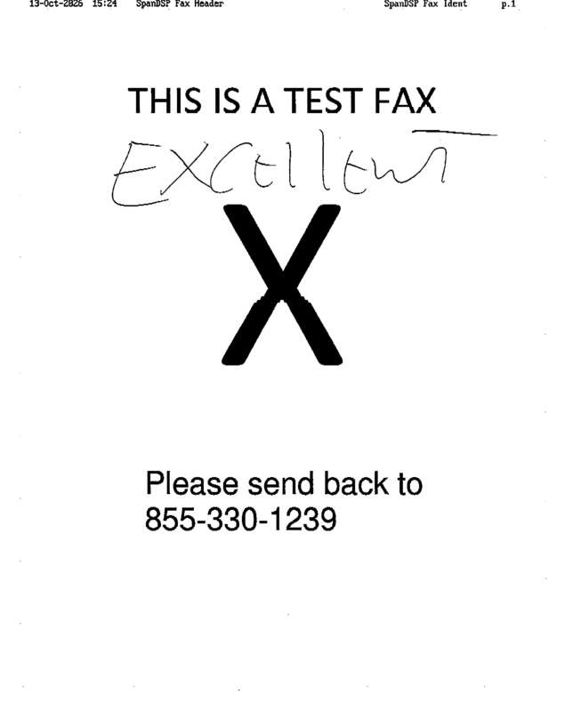 fax page