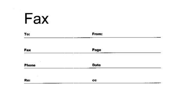 Fax page