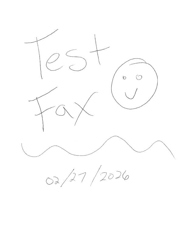 Fax page