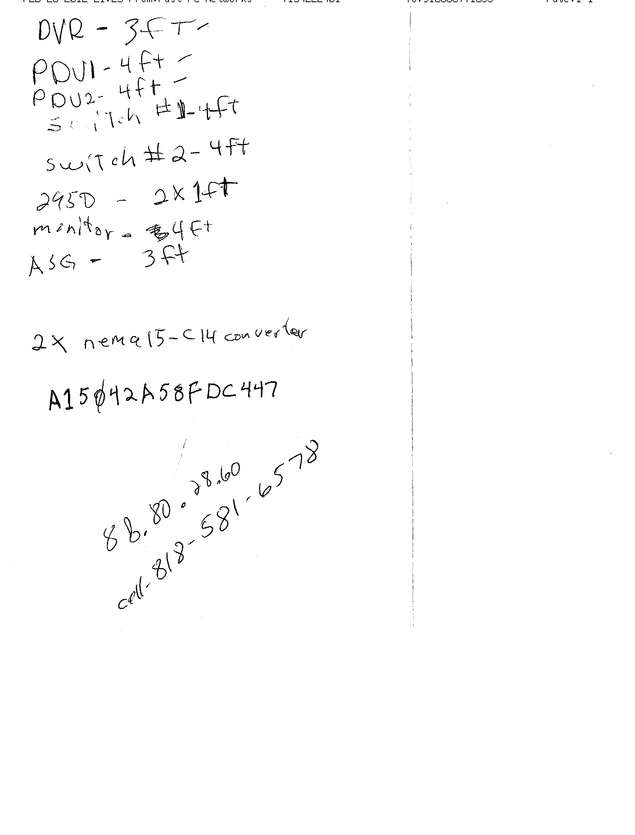 Fax page