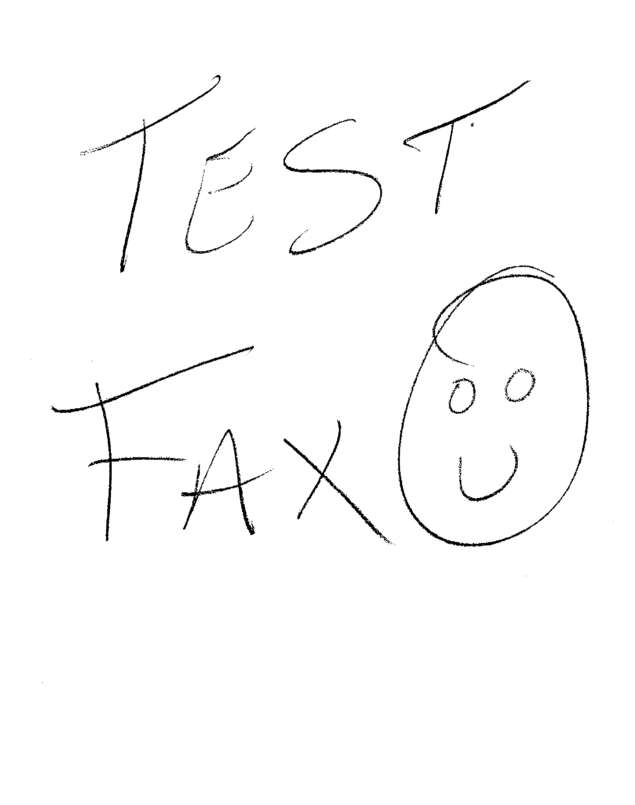Fax page