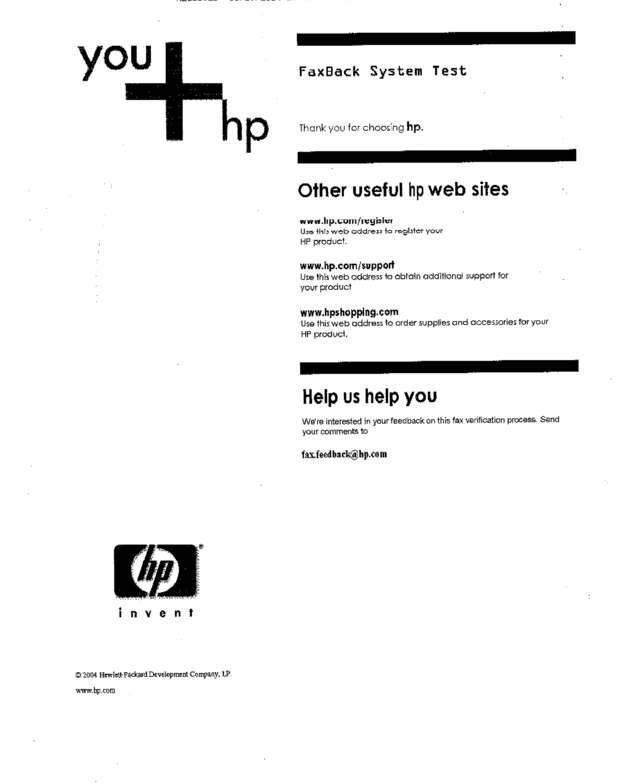Fax page