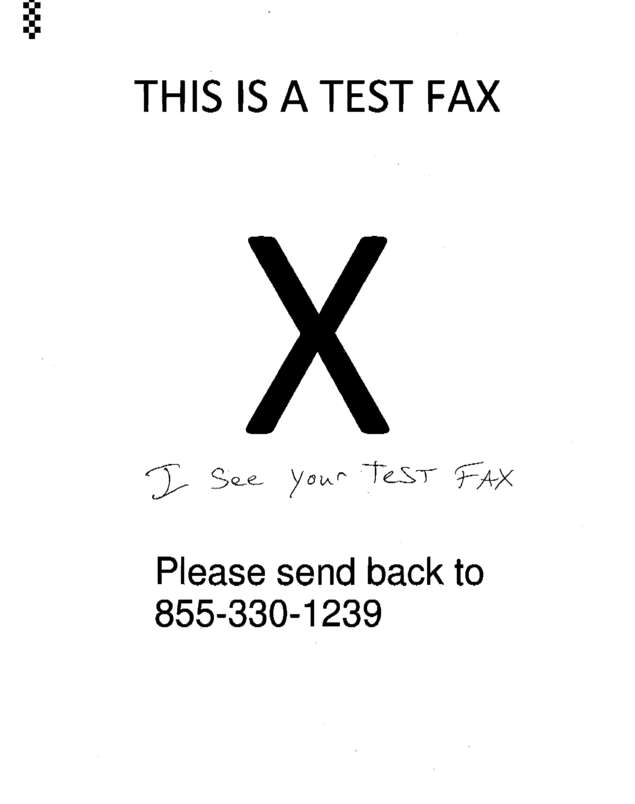 fax page