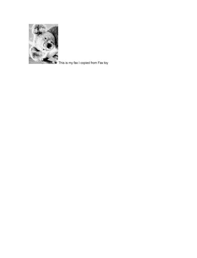 Fax page