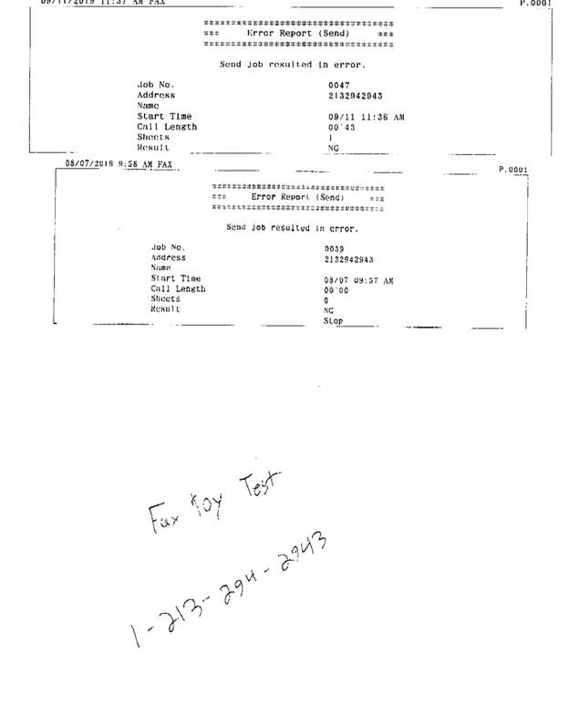 fax page