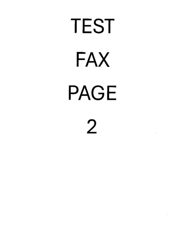 fax page