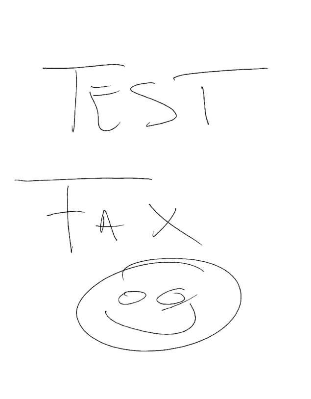 Fax page