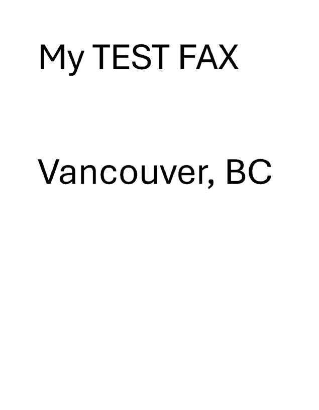 fax page