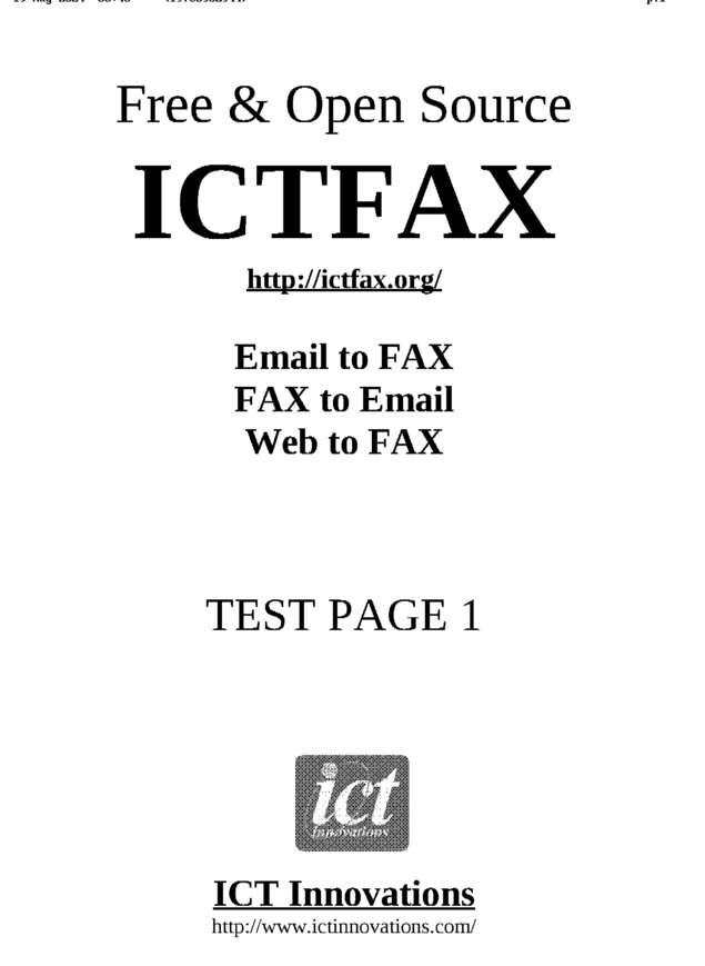 fax page