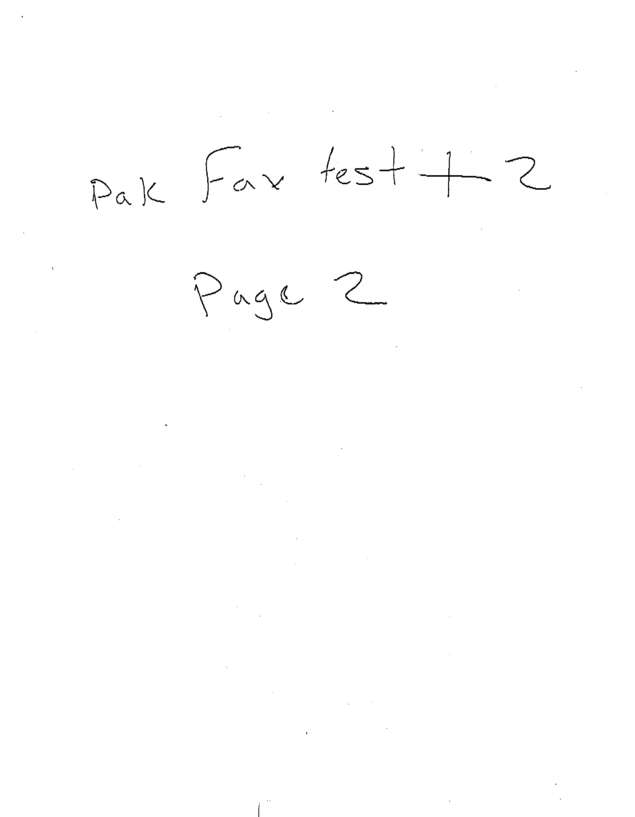 Fax page