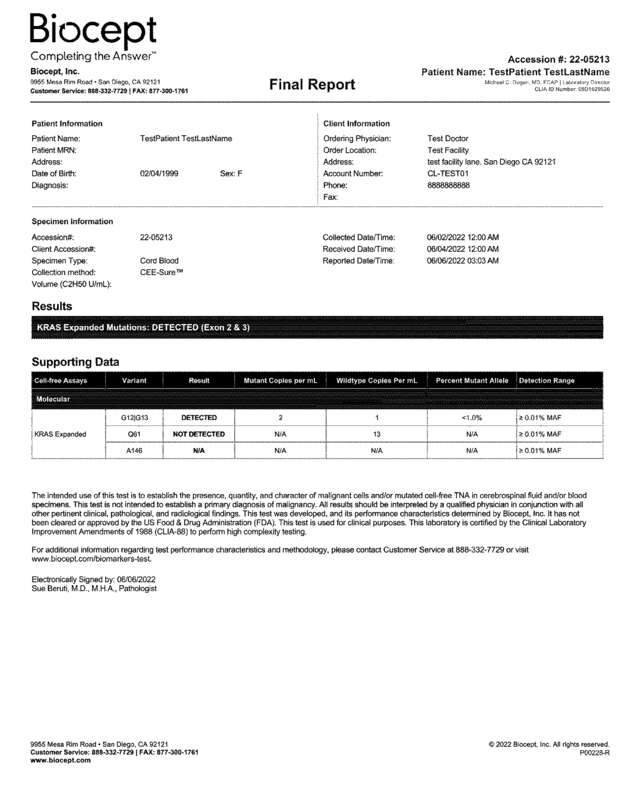 Fax page