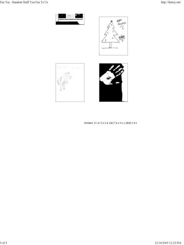 Fax page