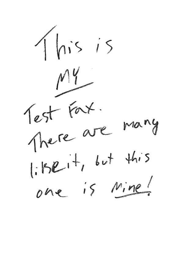 fax page