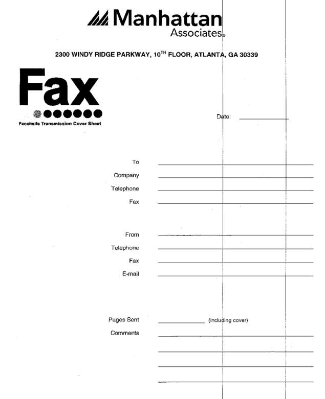 Fax page