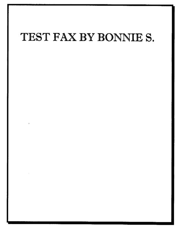 fax page