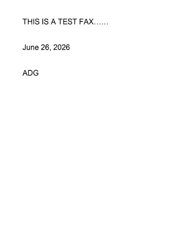 fax page