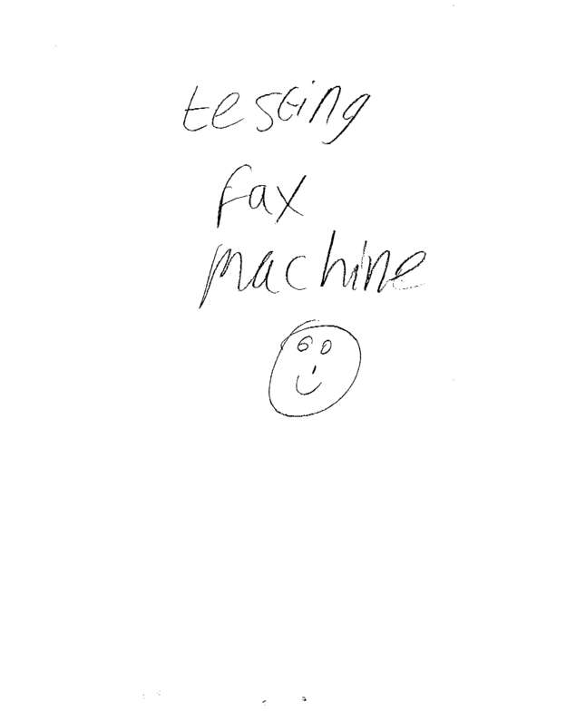 Fax page