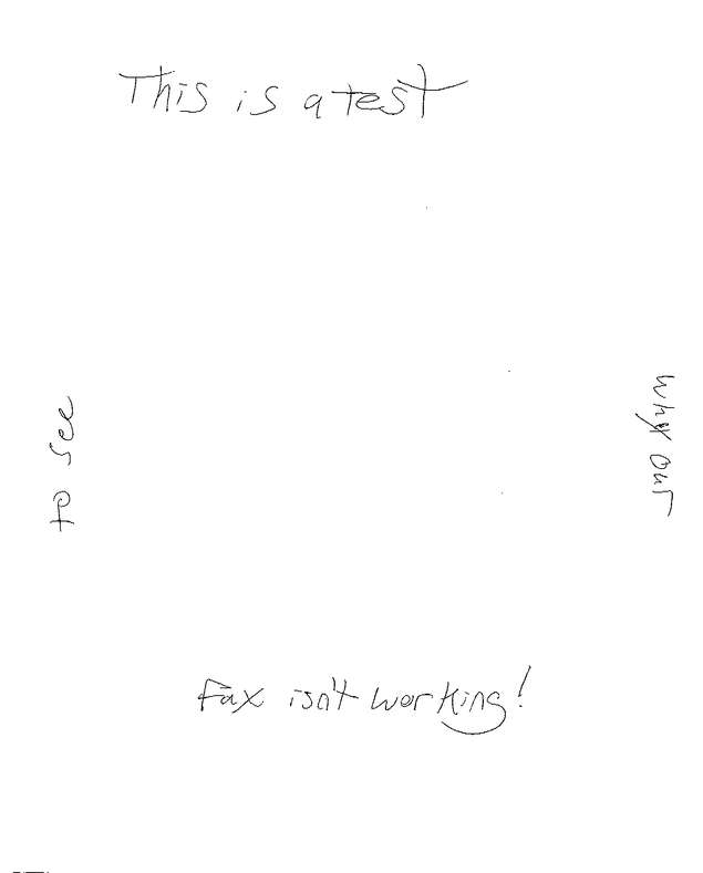 Fax page
