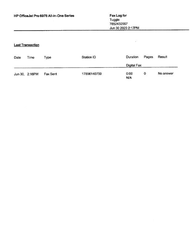 fax page