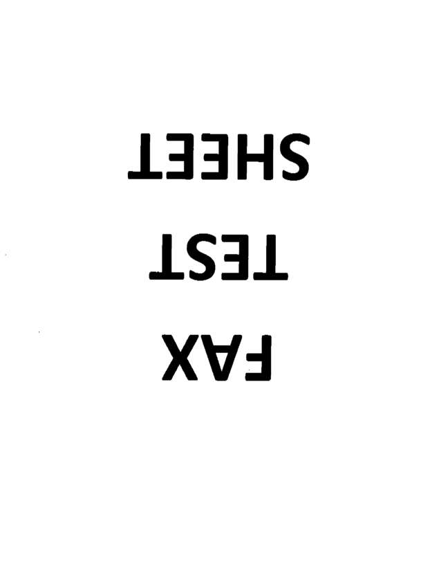 Fax page