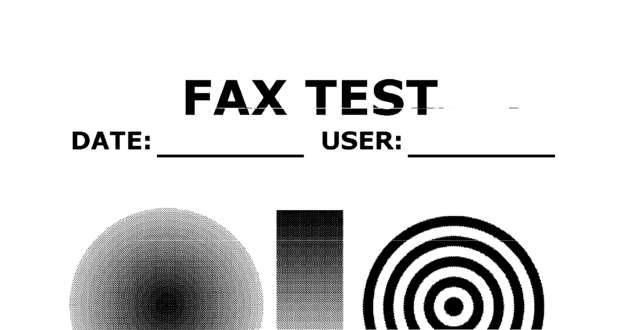 Fax page