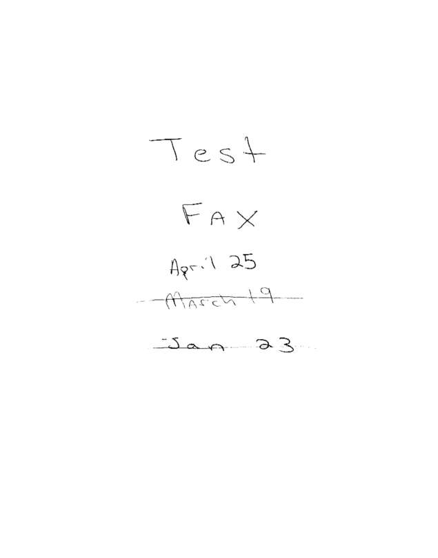 fax page