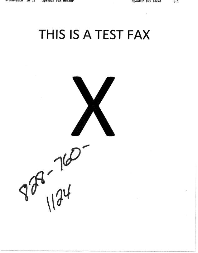 fax page