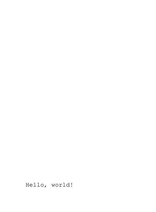 Fax page