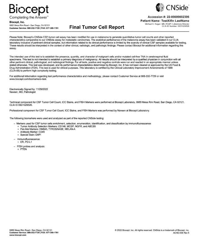 Fax page