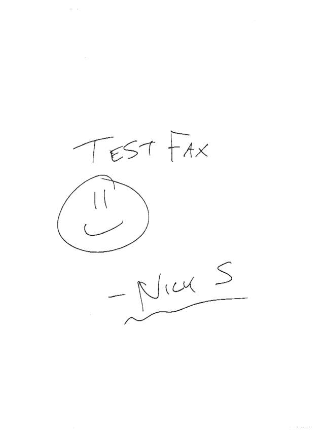 Fax page