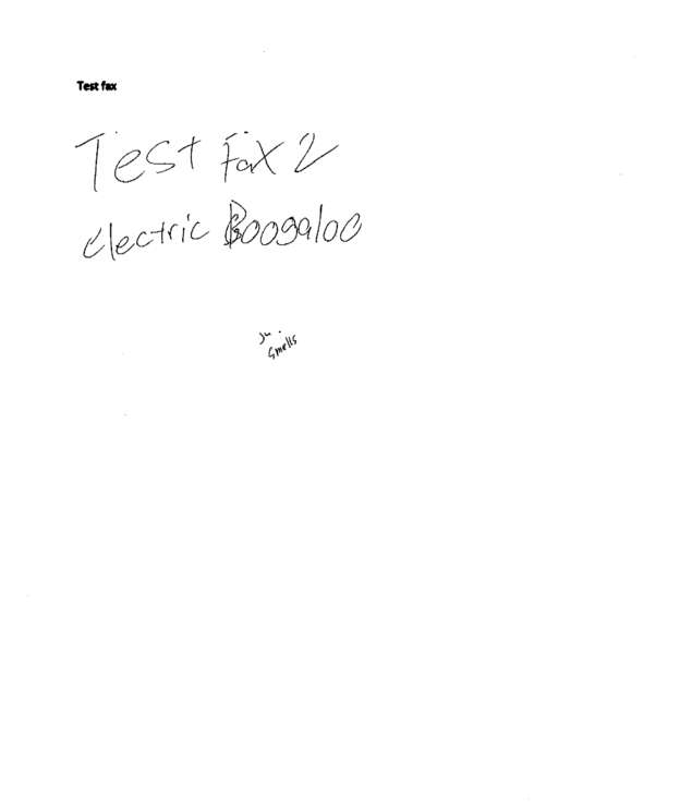 fax page
