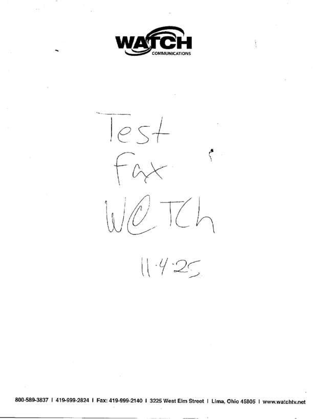 fax page