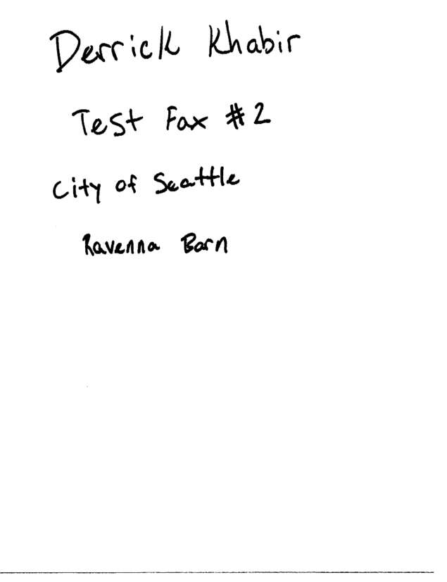 fax page