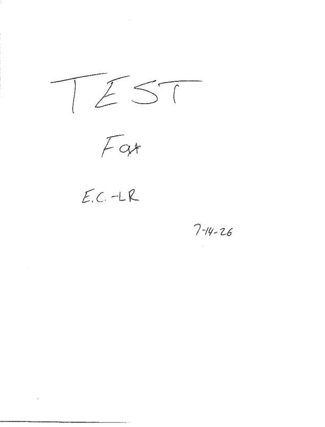 fax page