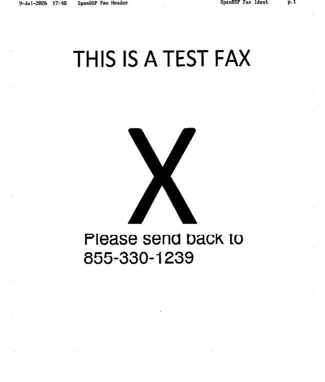 fax page
