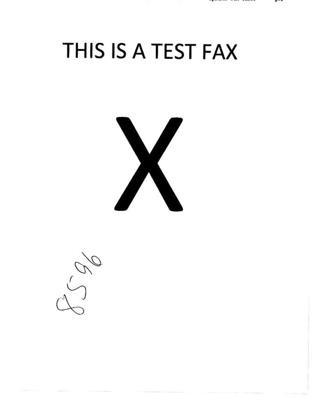 fax page