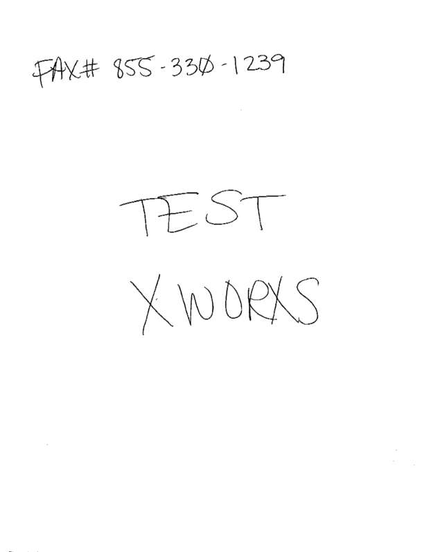 fax page